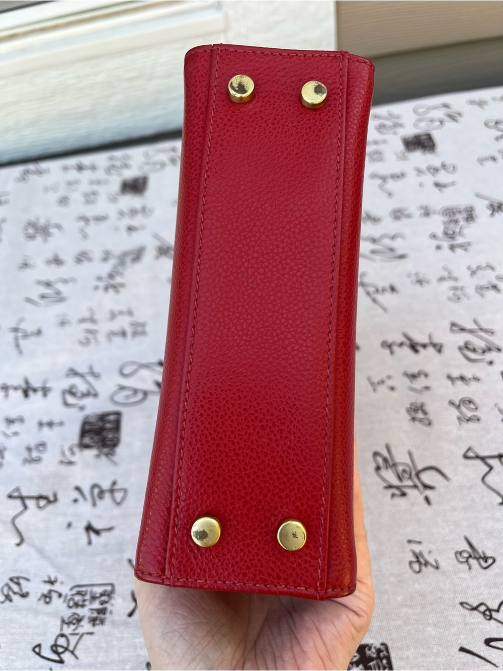 Coach MINI Vintage E6E 4413 Red Madison Gracie Leather Handbag - Made in Italy - Picture 11 of 16